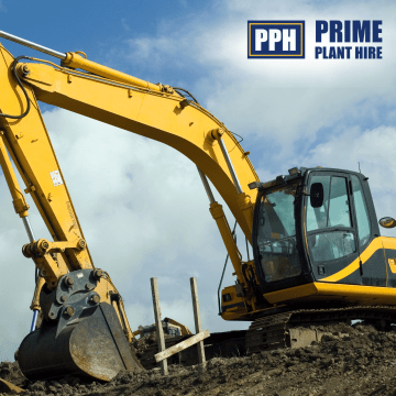 Long Reach Digger Hire UK view 1