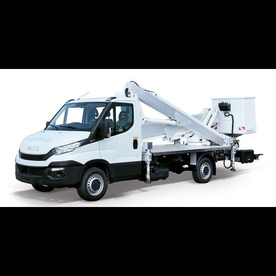 truck mounted platform hire view 1