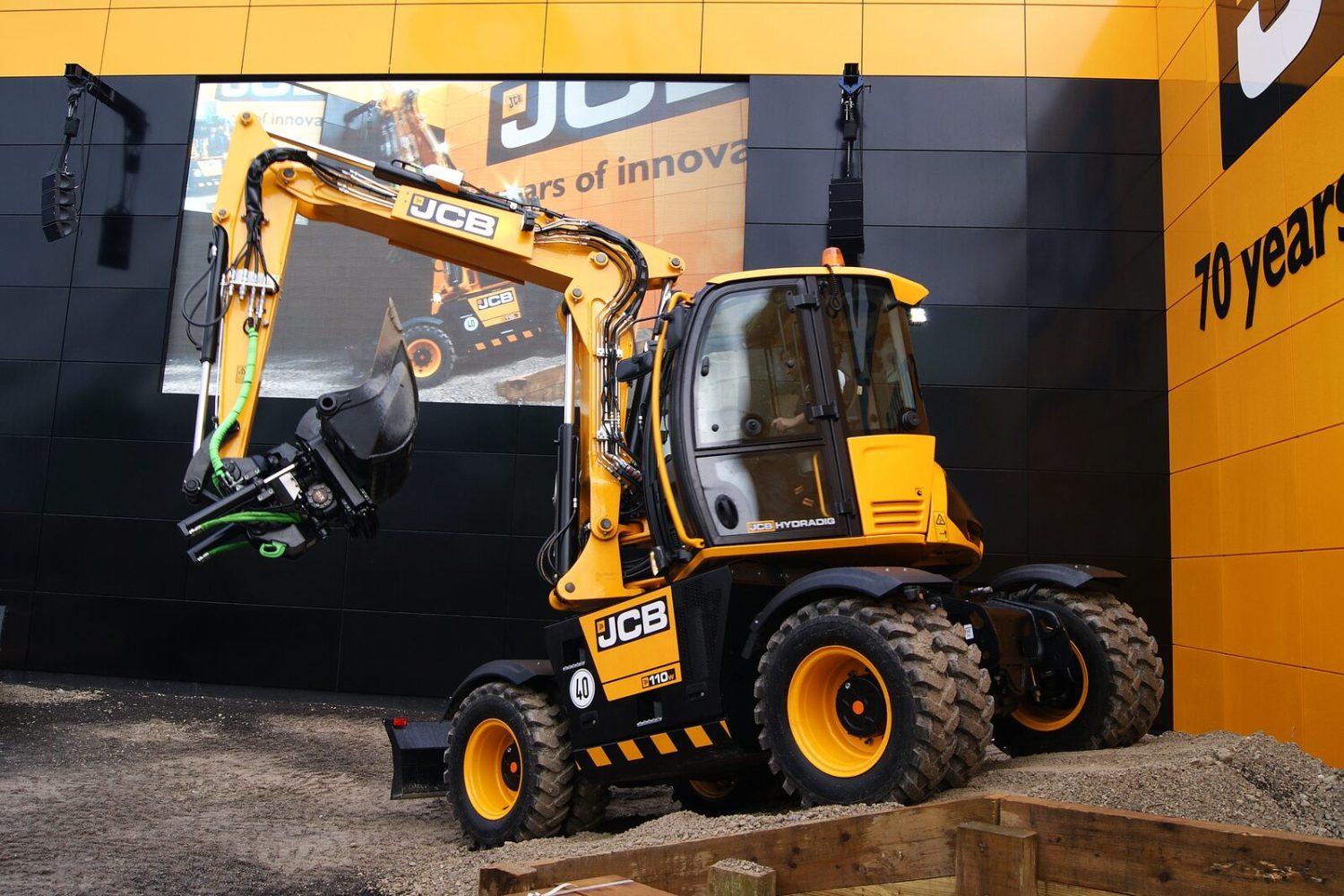 JCB Hydradig wheeled excavator